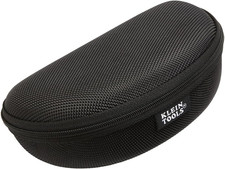 60176 Safety Glasses Case, Hard Eye Protection Case with Zipper Closure
