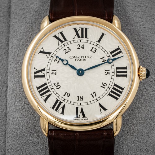 Cartier Ronde Louis Cartier 18K Yellow Gold W1527951  with Box
