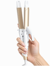 Europe Curling Iron Mini Dual Voltage Travel 1 Inch US Plug Gold 450