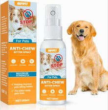 Dog No Chew Spray Bitter Apple Deterrent Stop Licking Training 120ml