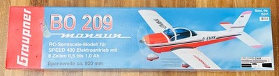 NIB Graupner BO 209 Monsun ARF Kit & accessories airplane kit 920mm Wingspan