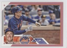 2023 Topps Series 1 Mother's Day Hot Pink 33/50 Mark Canha #329 qf8