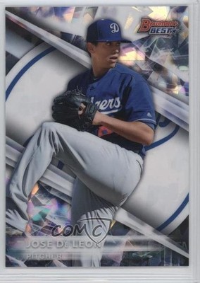 2016 Bowman's Best Top Prospects Atomic Refractor Jose De Leon #TP-33 0en