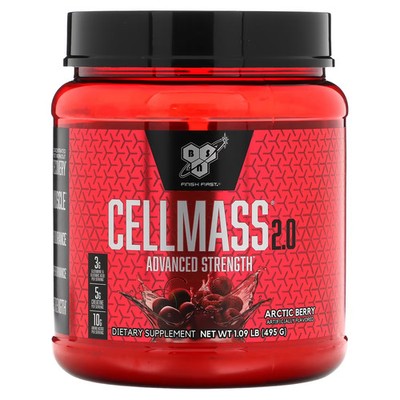 2 X  BSN, Cellmass 2.0�, Advanced Strength, Arctic Berry, 1.09 lb (4-Worldwide