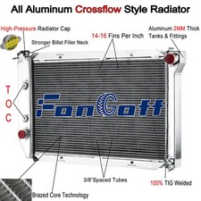 3row Aluminum Radiator Fit 1971-73 Ford Mustang Fairlane Torino Ltd Cougar V8