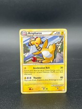 Pokemon Card- Ampharos 14/123- HeartGold SoulSilver- LP/Excellent Condition