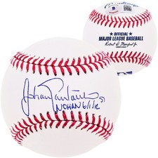Johan Santana Signed MLB Baseball New York Mets 