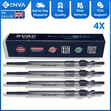 4X Heater Glow Plugs For Vauxhall Astra Corsa Meriva Combo Agila Tigra 1.3 CDTI