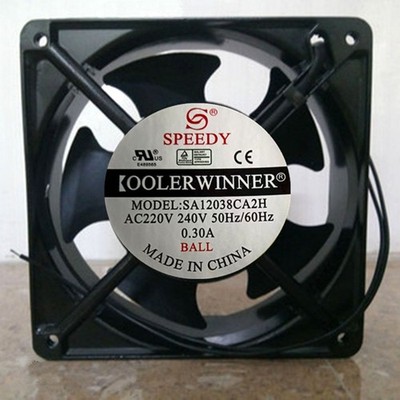 1 PCS New SPEEDY SA12038CA2H 220V-240V 0.30A 12CM 2-Wire Cooling Fan #ff