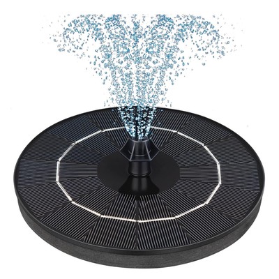 Elegant Solar Fountain with 4 Nozzle Options   Eco-Friendly Garden Decor