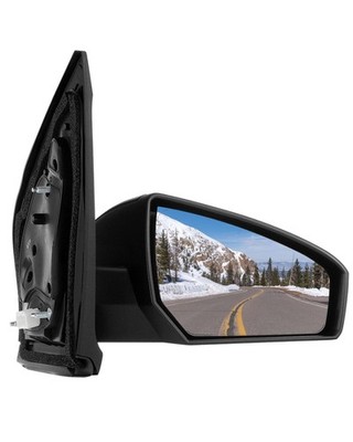 Left Right Power Side Mirror Non-Heated Non-Folding Black 07-12 Nissan Sentra
