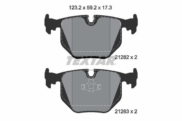 Bremsbelagsatz Scheibenbremse Hinterachse FüR BMW Maserati Wiesmann 8 5 Touring-image