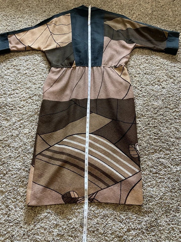 1960s Abstract La Lisette Dress Foto 4 de 4