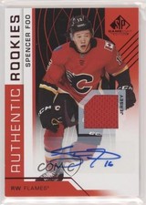 2018 Upper Deck SP Game Used Authentic Rookies Red Jersey Spencer Foo Auto 4re