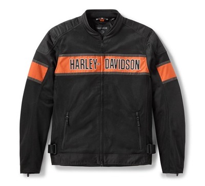 HARLEY-DAVIDSON H-D Trenton Mesh Riding Sommer Motorrad Jacke Gr. M - Herren
