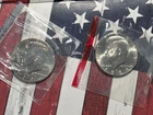 1986 P+D KENNEDY HALF- UNCIRCULATED- STILL IN MINT CELLO   "FREE SHIPPING"