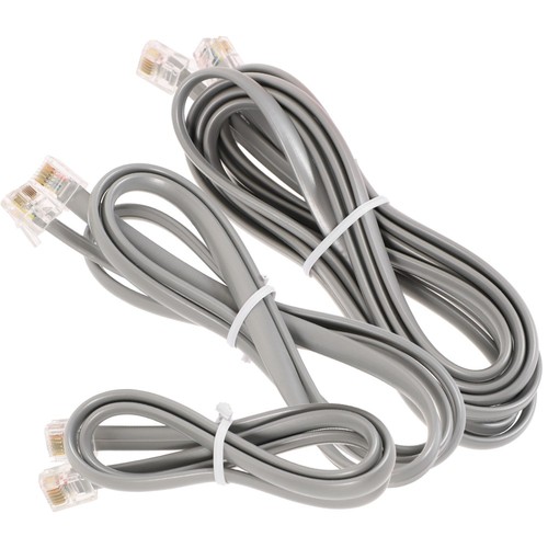 3 Pcs Telephone Cable Extension Cord Landline Long Cords for - Zdjęcie 7 z 12