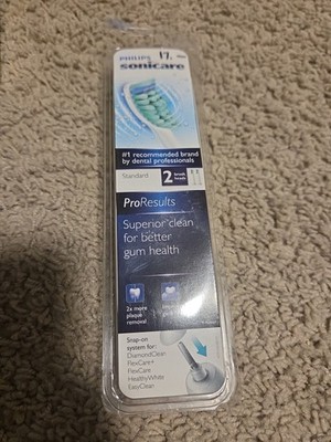 Philips Sonicare Pro Results Gum Health HX6012 Replacement Heads 2 Brush Heads