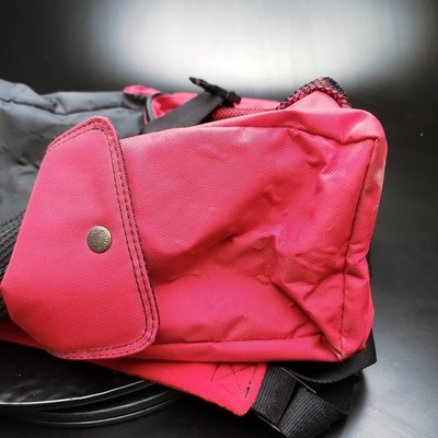 Marlboro Backpack Vintage 90s Adventure Team Red Black Hiking