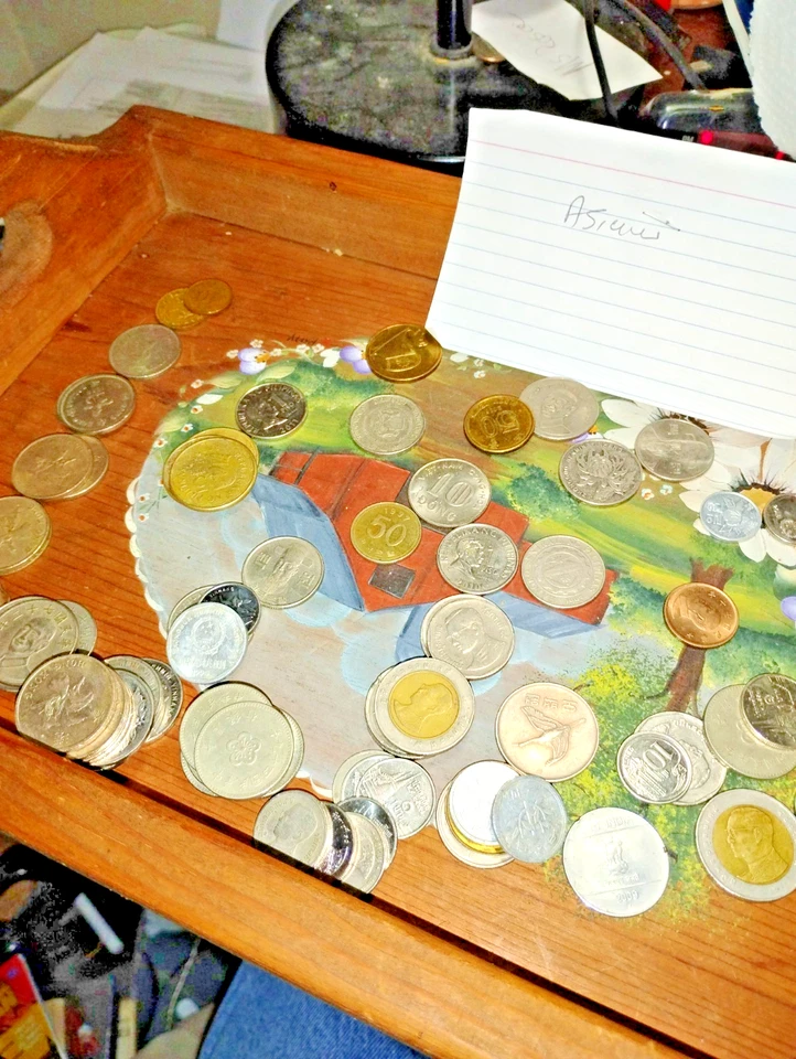 Asian world coin Lot-Thiland, Japan, China, and more no silver no reserve - Image 2 of 3