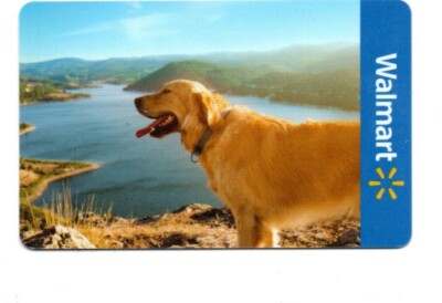 Walmart Beautiful Dog Scenic View Gift Card No $ Value Collectible