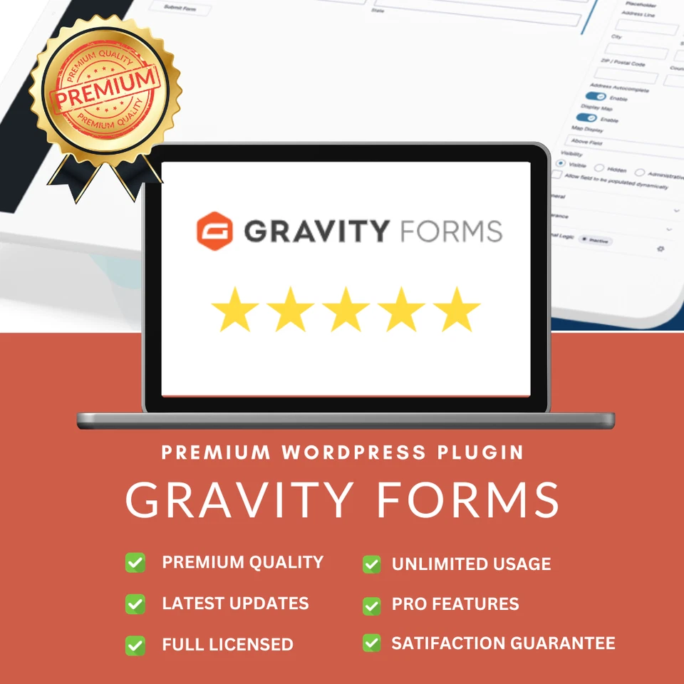 PREMIUM GRAVITY FORM PLUGIN - WORDPRESS PREMIUM PLUGIN - Image 1 of 4