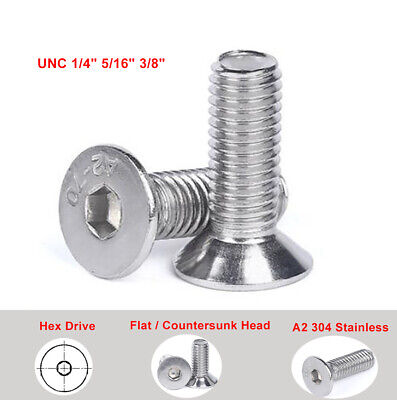 Set Screw Bolt Hex Head 304 Stainless Steel 5/8 UNC x 1"
