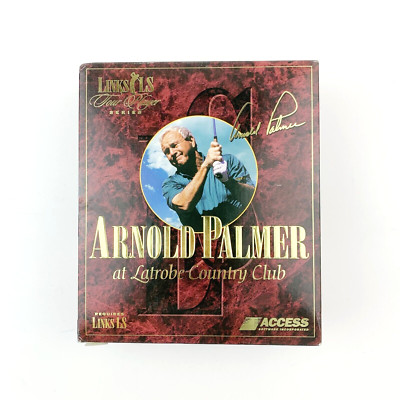 Arnold Palmer at Latrobe Country Club Links LS 1997 CD-Rom PC Windows 95 Game