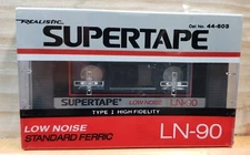 Vintage Audio Tape Radio Shack Realistic brand Supertape LN-90 SEALED