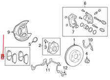 Plaquette de frein Lexus IS