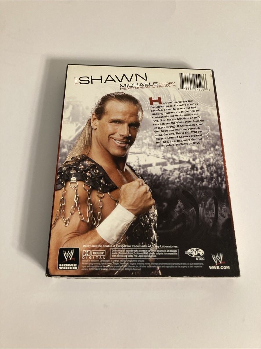 WWE : The Shawn Michaels Story - Heartbreak & Triumph DVD 3-Disc
