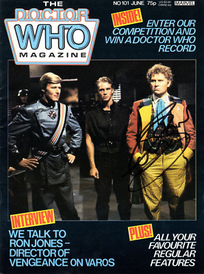 Doctor Who Magazine DWM Issue 101 - Signed by COLIN BAKER