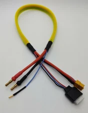 2s 24” XT60 RC Balance Charge Lead 4mm/5mm bullet Hi-Amp Venom Icharger 4 Protek