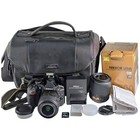 Nikon D3300 24.1Mp Compact Slr 1K Shutter Count 18-55mm & 55-200mm + Bag 16Gb