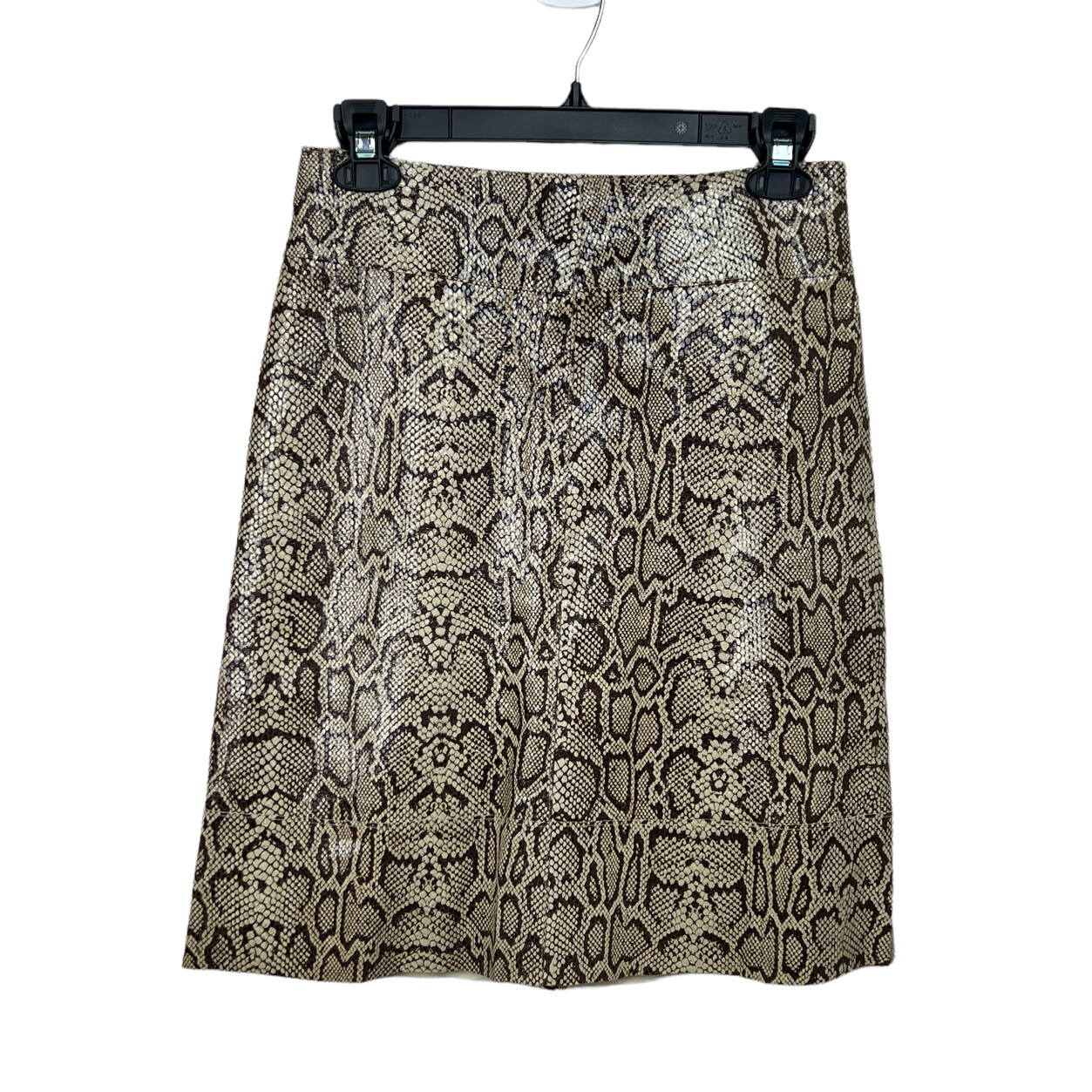 St. Vincent Python Embossed Suede Pencil Skirt Wo… - image 1