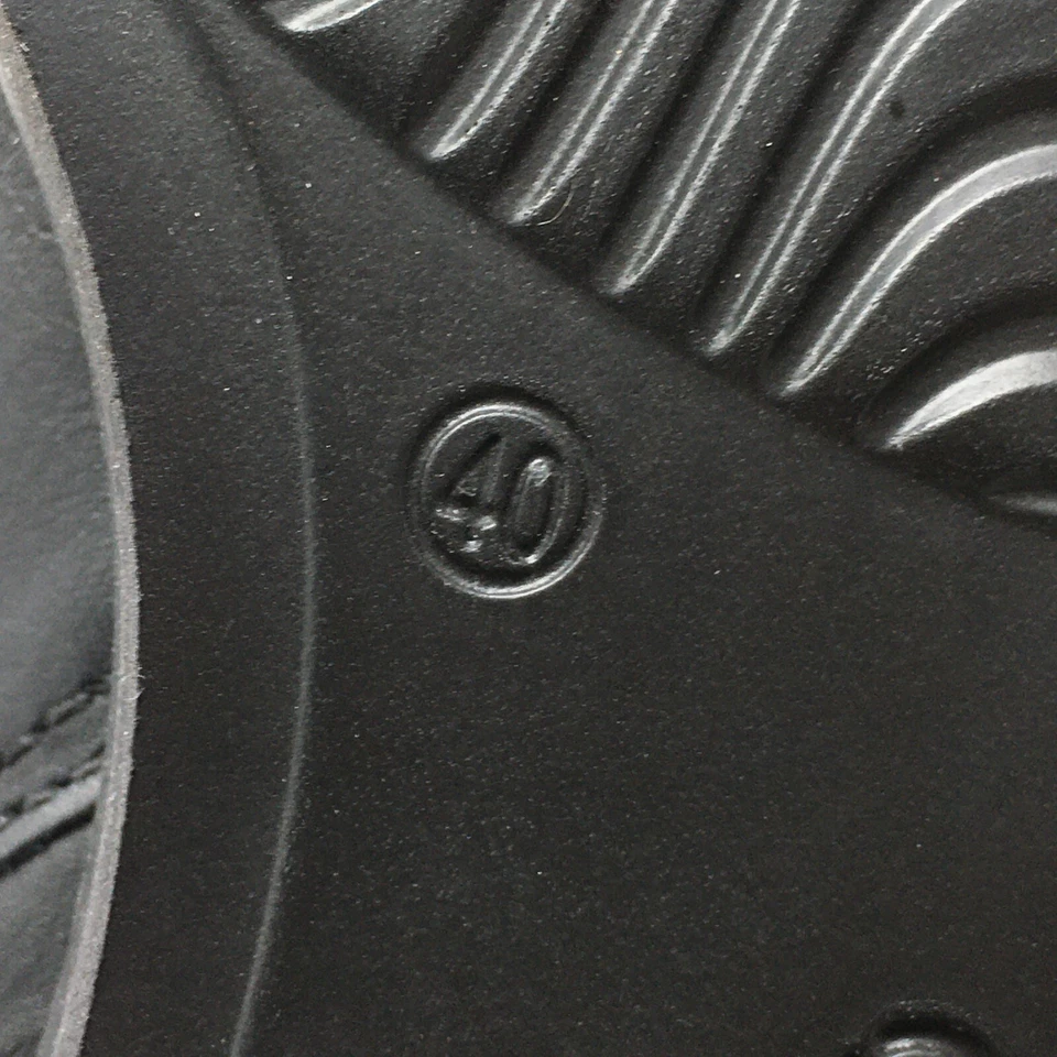 Botas de moto Ecco Shape 25 zapatos de motociclista para mujer talla 9-9,5 EE. UU. 40 UE cuero negro Foto 3 de 4