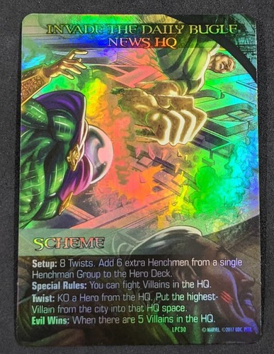Invade the Daily Bugle News HQ - Marvel Legendary - Promo - Foil Scheme Card - 第 1/2 張圖片