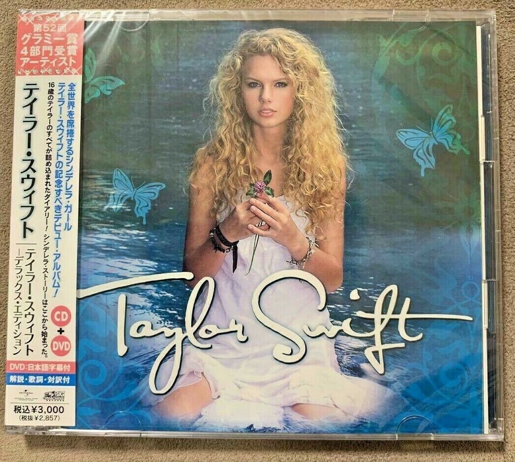 Taylor Swift Deluxe Edition CD+DVD Deluxe Japanese Edition 2006 Grammy Excellent