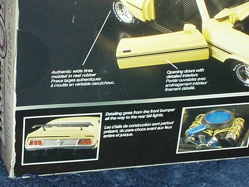 TESTOR'S 1971 FORD MUSTANG MACH 1 BEIGE MODEL KIT 1/24 SKILL LEVEL 2 - Picture 12 of 13