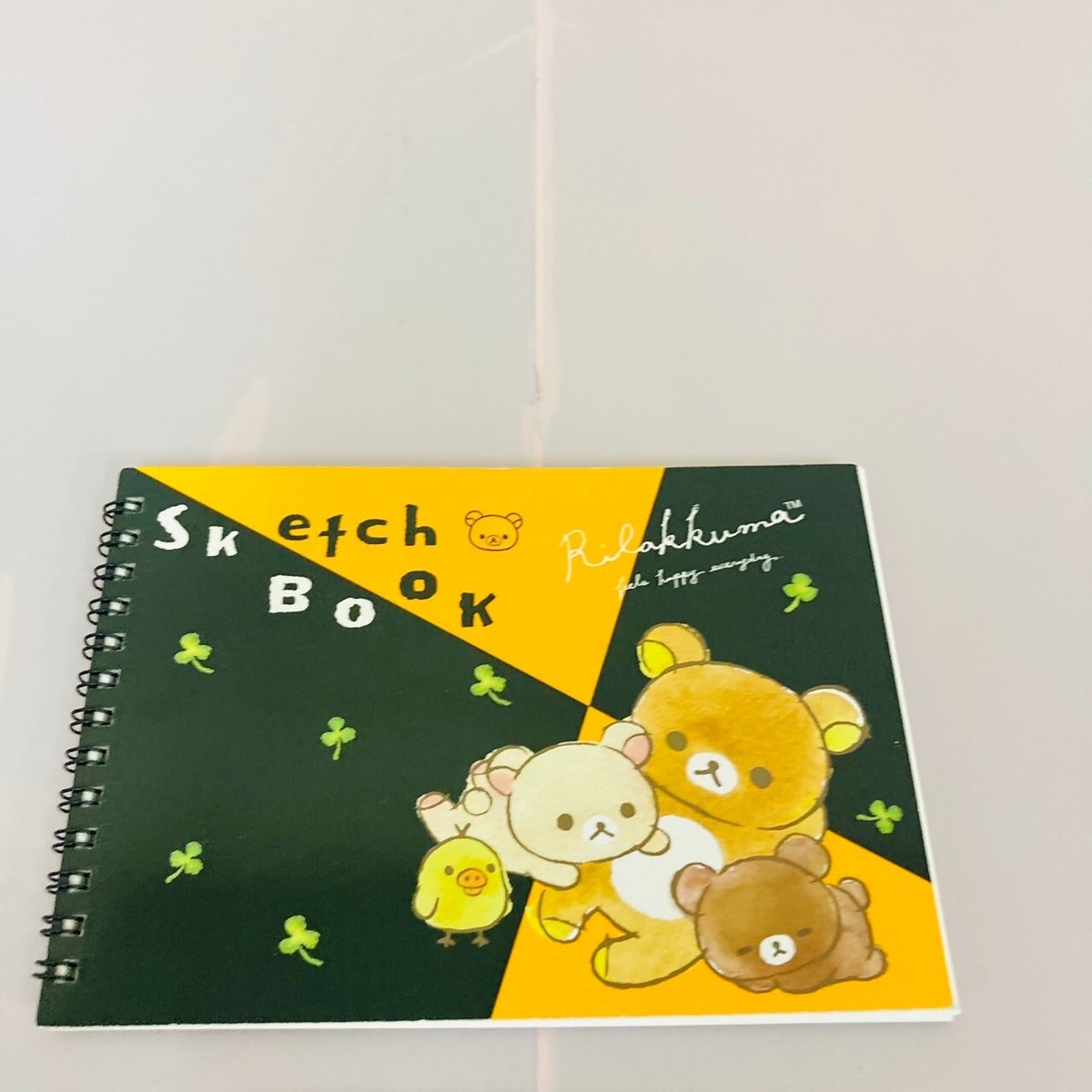 San-X Rilakkuma Sketchbook Korilakkuma Kiiroitori Chairoikoguma