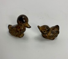 Vintage Ducks Set 2 Japan Spring Ducklings Ceramic OMC Minis Duck Lover MINT