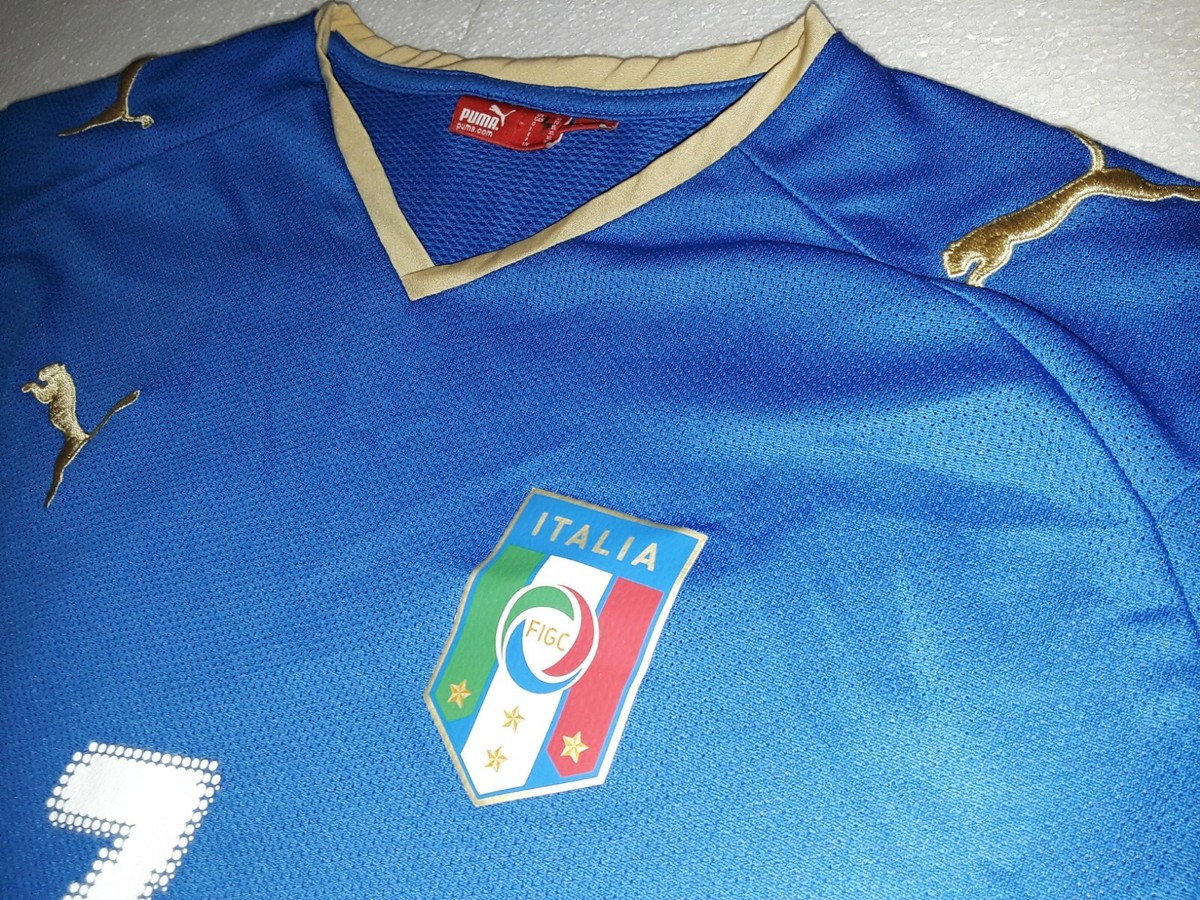 2008 FIGC ITALIA PUMA XL DEL PIERO 7 ITALY JERSEY Azzurri