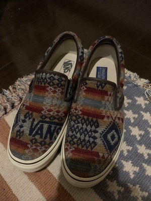 vans pendleton slip on