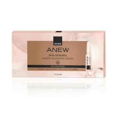 Avon Anew Skin Renewal Power Plumping Shots 7x1.3 ml with Protinol - New