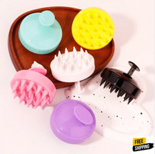 Hair Scalp Silicone Massager Brush Massaging Shampoo Brush Shower Cleaner Tools