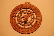 TRANSPORTATION VIETNAM VETERAN LASER CUT ORNAMENT