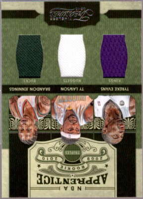 Evans/Lawson/Jennings 2009 Timeless Treasure NBA Apprentice Triple Materials #8