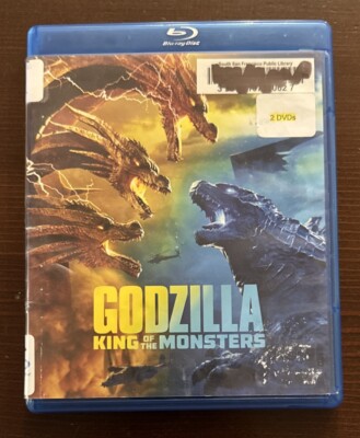 Godzilla King Of Monsters (2019) Blu-Ray + DVD 2-Disc Set, Former Library Copy