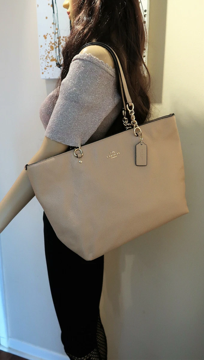 Coach Pebble Leather Sophia Tote Bag Style 36600
