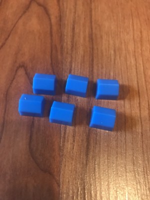 Vtg Milton Bradley King Oil Blue Player Sheds Replacement Parts X6